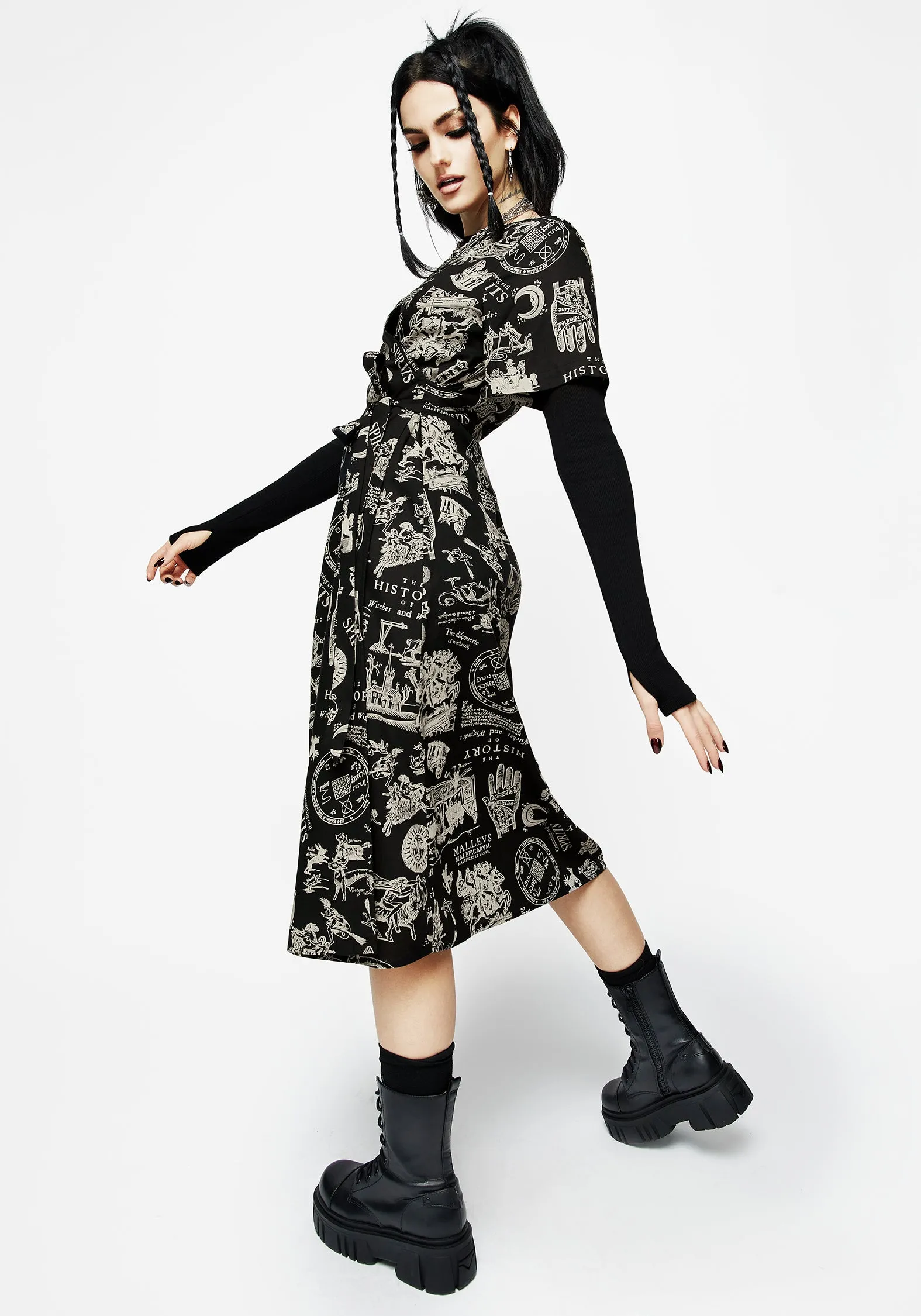 Heresy Wrap Midi Dress