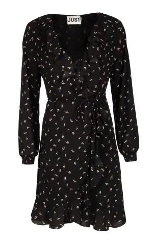 Hydra Wrap Dress - Snowberry