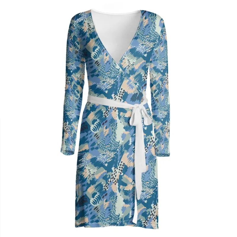 Inspiration Jubilee Palette Wrap Dress