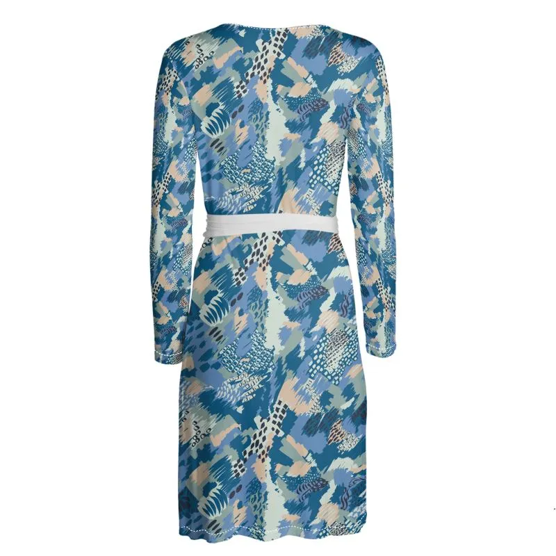 Inspiration Jubilee Palette Wrap Dress