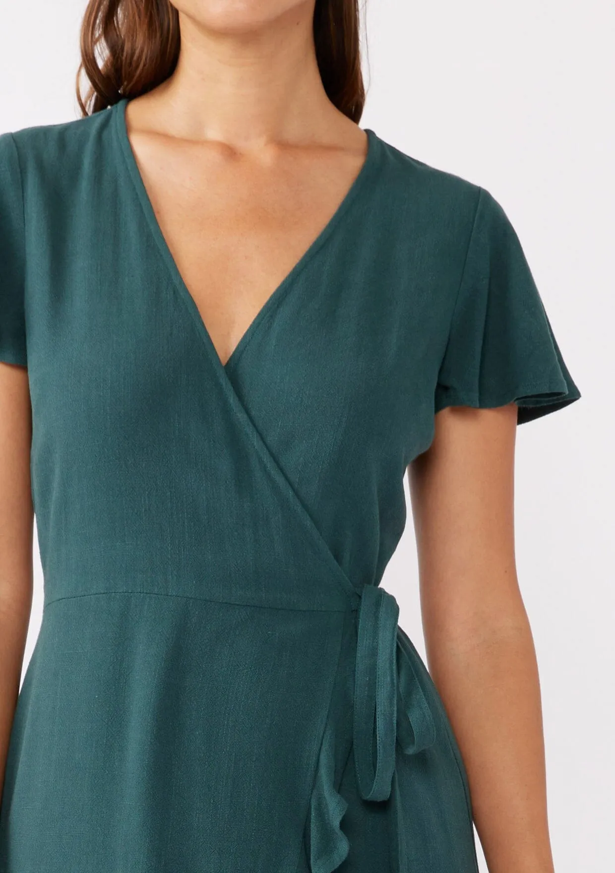 Jade Mini Wrap Dress