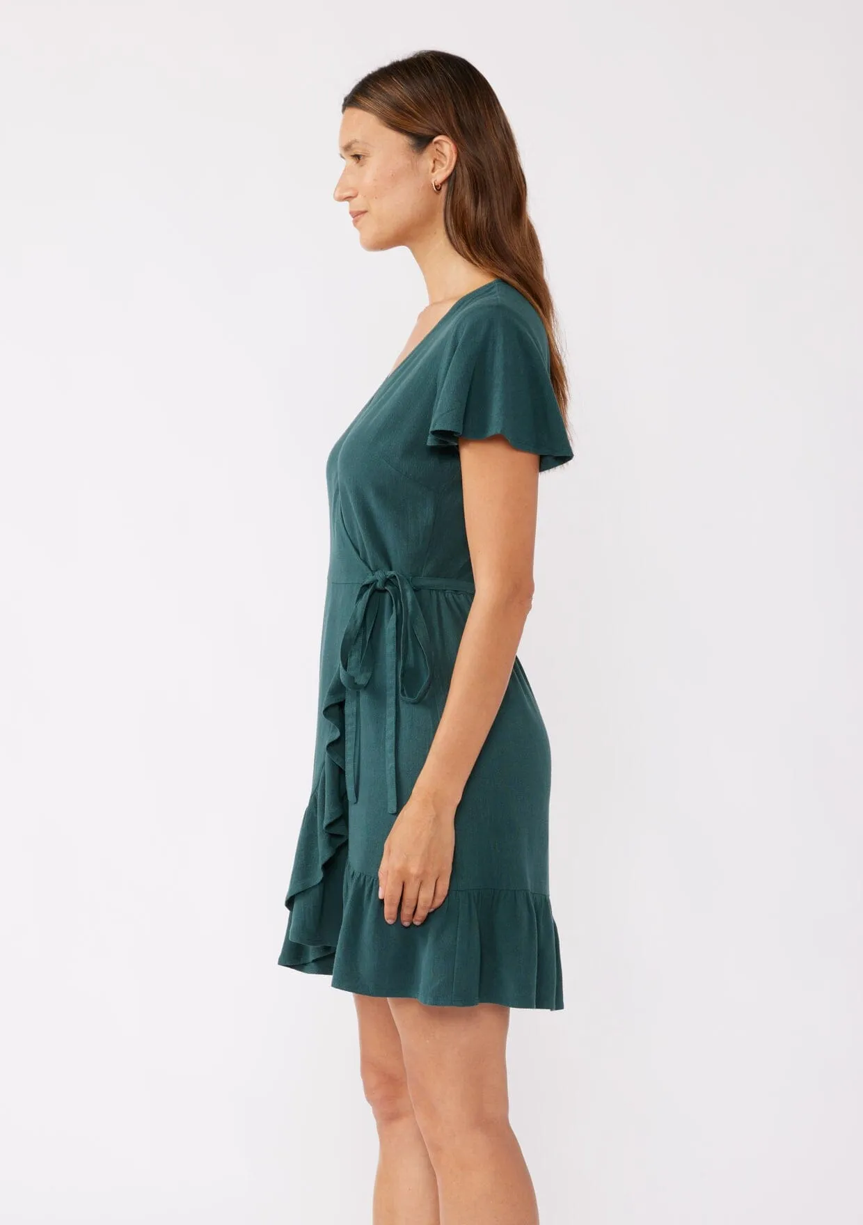 Jade Mini Wrap Dress