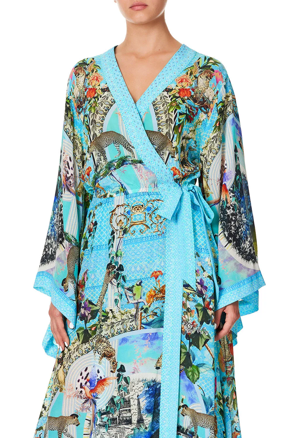 KIMONO WRAP DRESS GIRL FROM ST TROPEZ