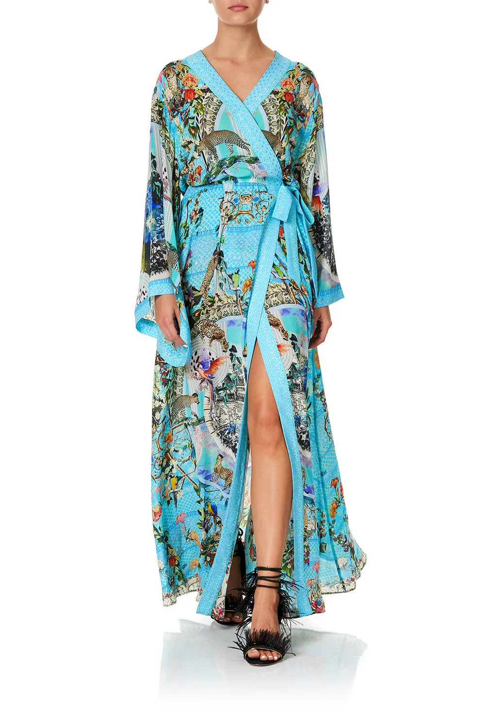 KIMONO WRAP DRESS GIRL FROM ST TROPEZ