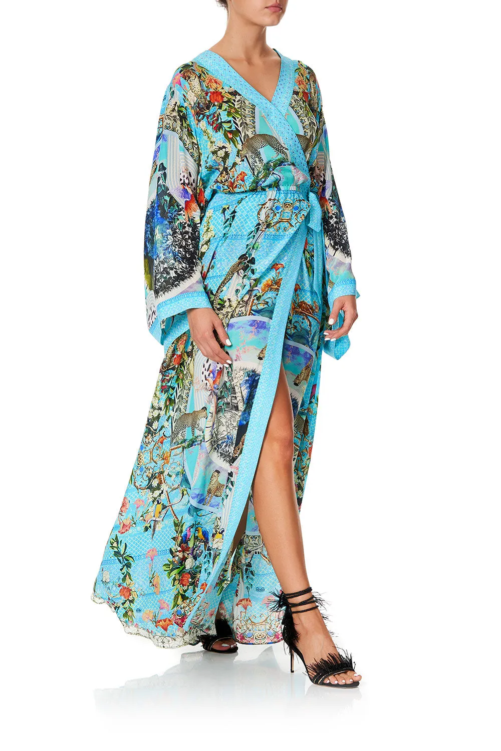 KIMONO WRAP DRESS GIRL FROM ST TROPEZ