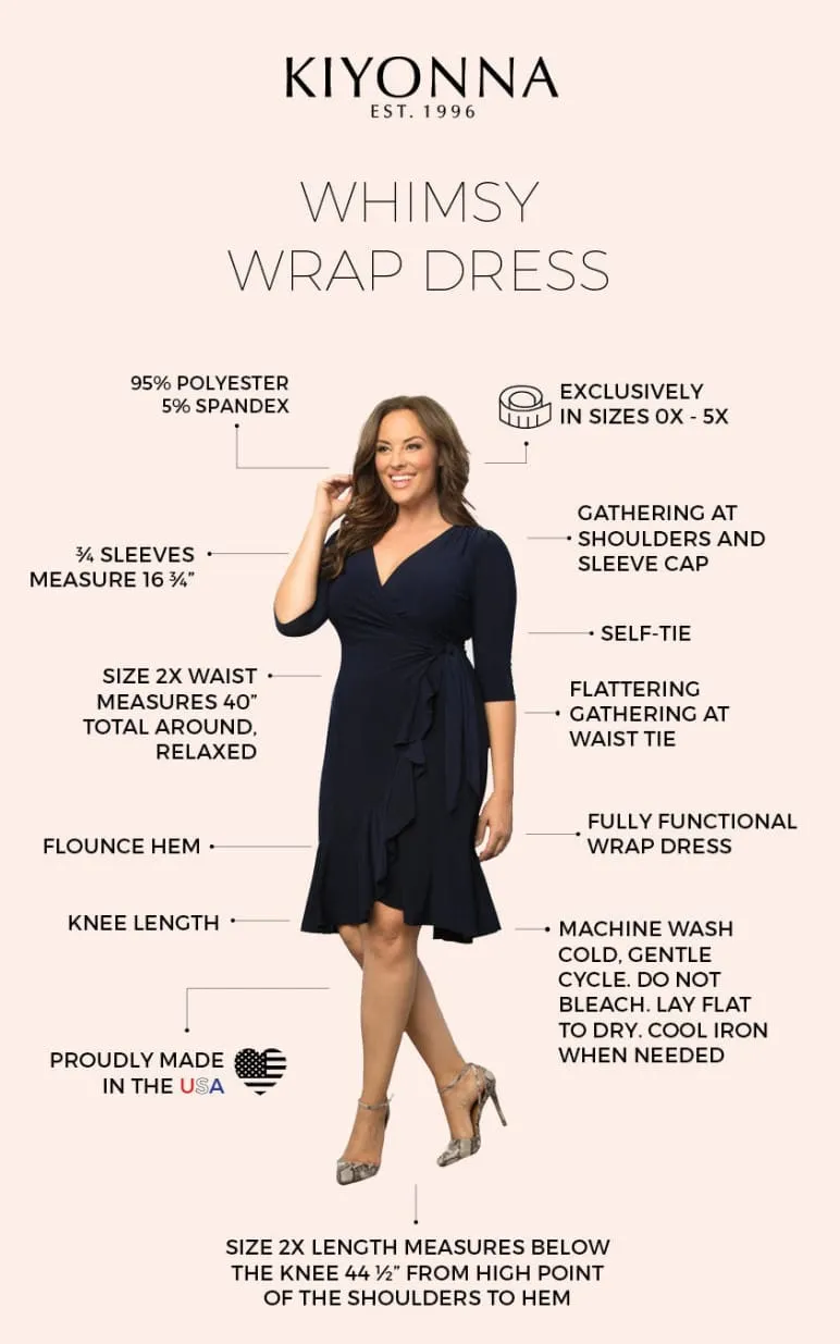 Kiyonna- Whimsy Wrap Dress