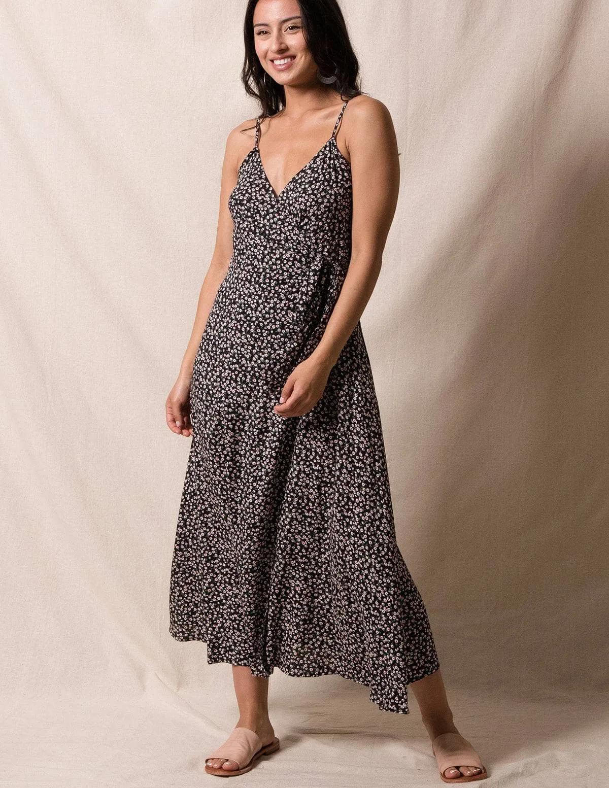 Lena Wrap Sundress