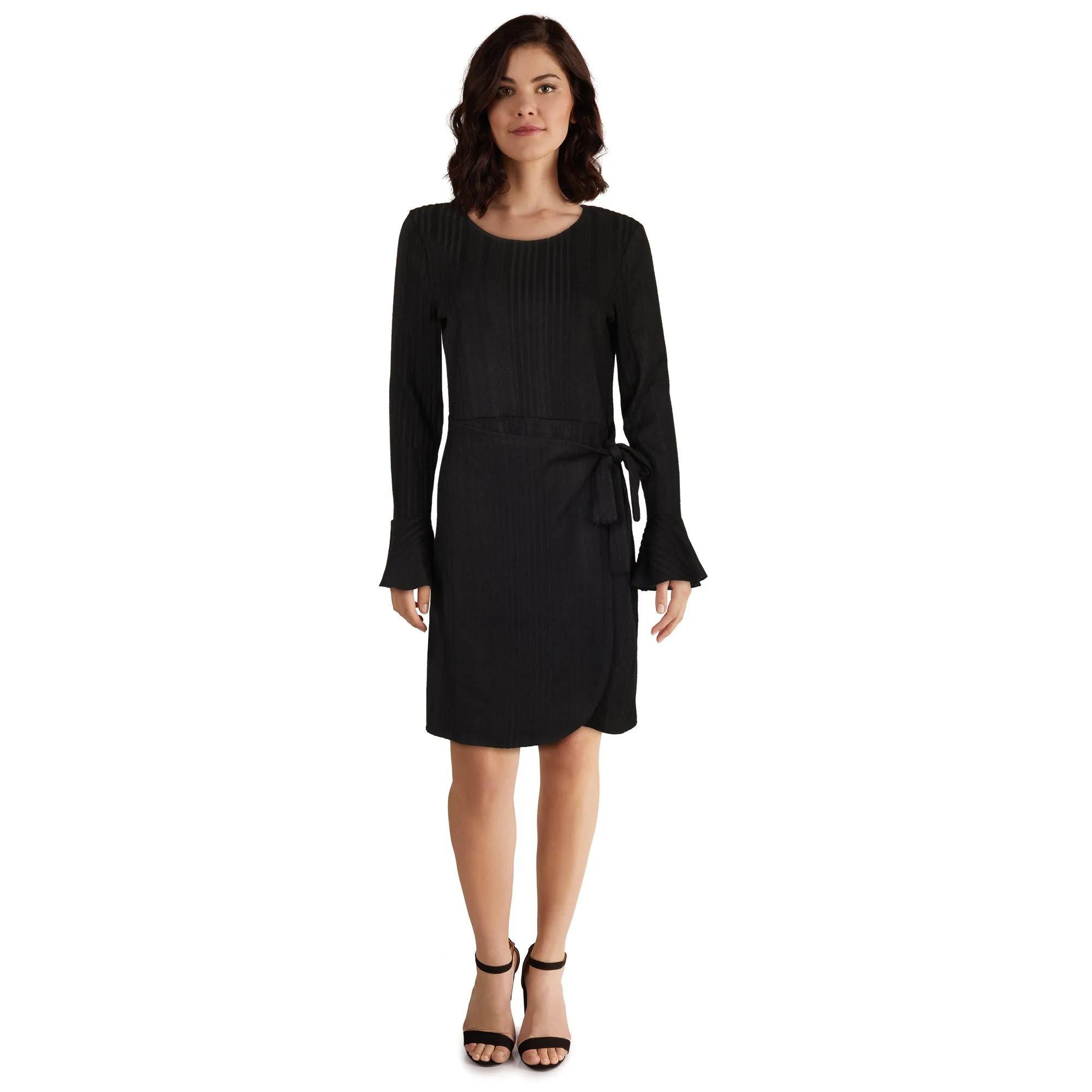 lily morgan Women's Side Tie Knit Dress