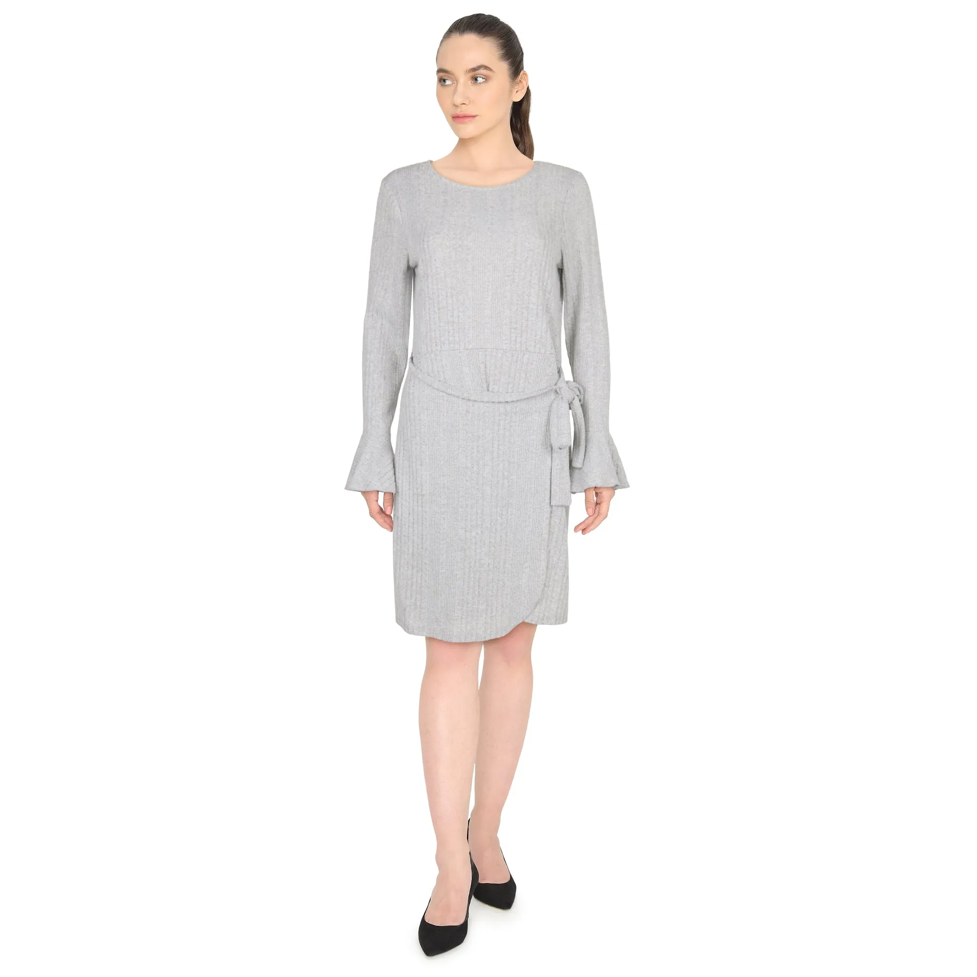 lily morgan Women's Side Tie Knit Dress