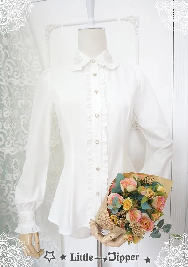 Little Dipper~Rose~Elegant Lolita Doll Collar Blouse