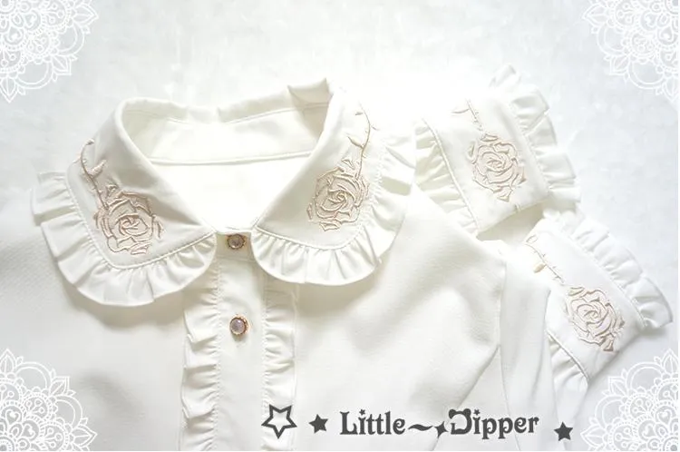 Little Dipper~Rose~Elegant Lolita Doll Collar Blouse