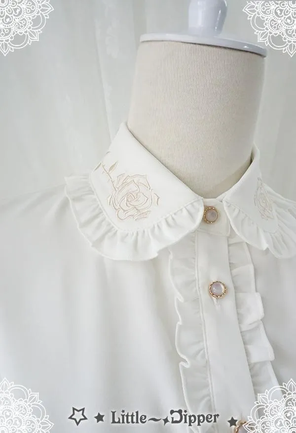 Little Dipper~Rose~Elegant Lolita Doll Collar Blouse