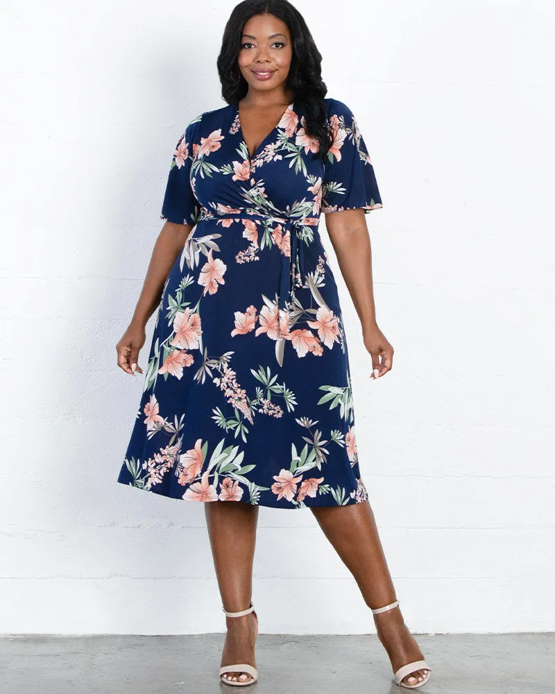 Melody Faux Wrap Dress - Sale!