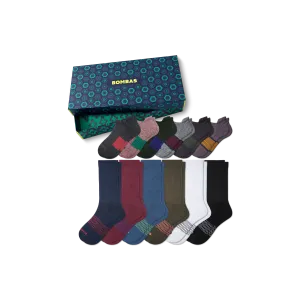 Men's Ankle & Calf Sock Gift Box 12-Pack