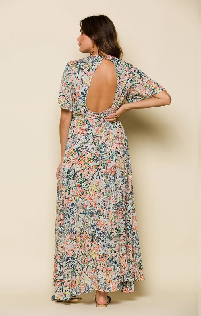 MONIQUE WRAP MAXI DRESS