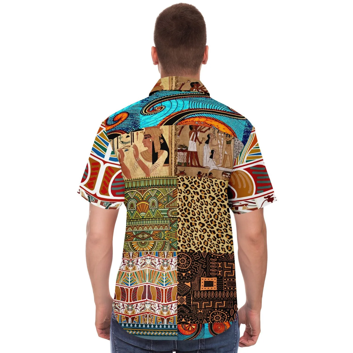 Mother Lode African Print Button Down Shirt