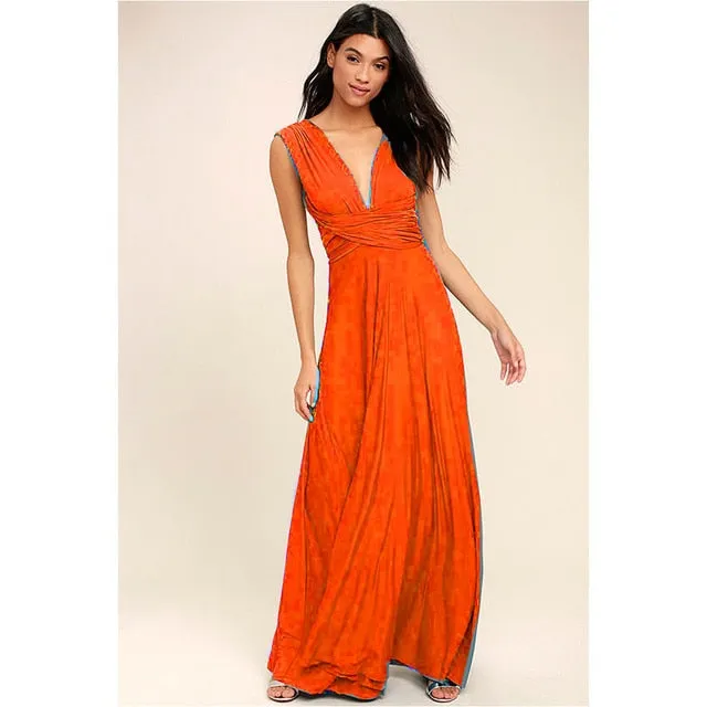 Multi-way Wrap Maxi Dress