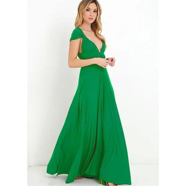 Multi-way Wrap Maxi Dress