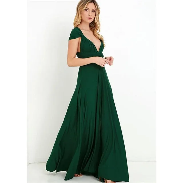 Multi-way Wrap Maxi Dress