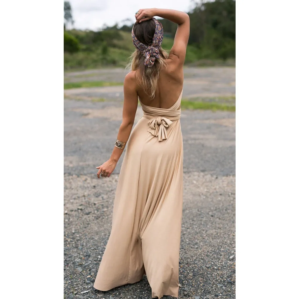 Multi-way Wrap Maxi Dress