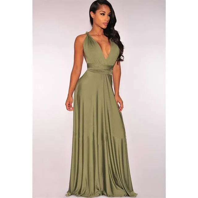 Multi-way Wrap Maxi Dress