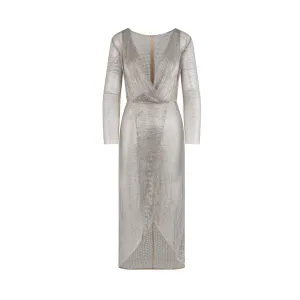 Naomi Swarovski Crystal Wrap Dress