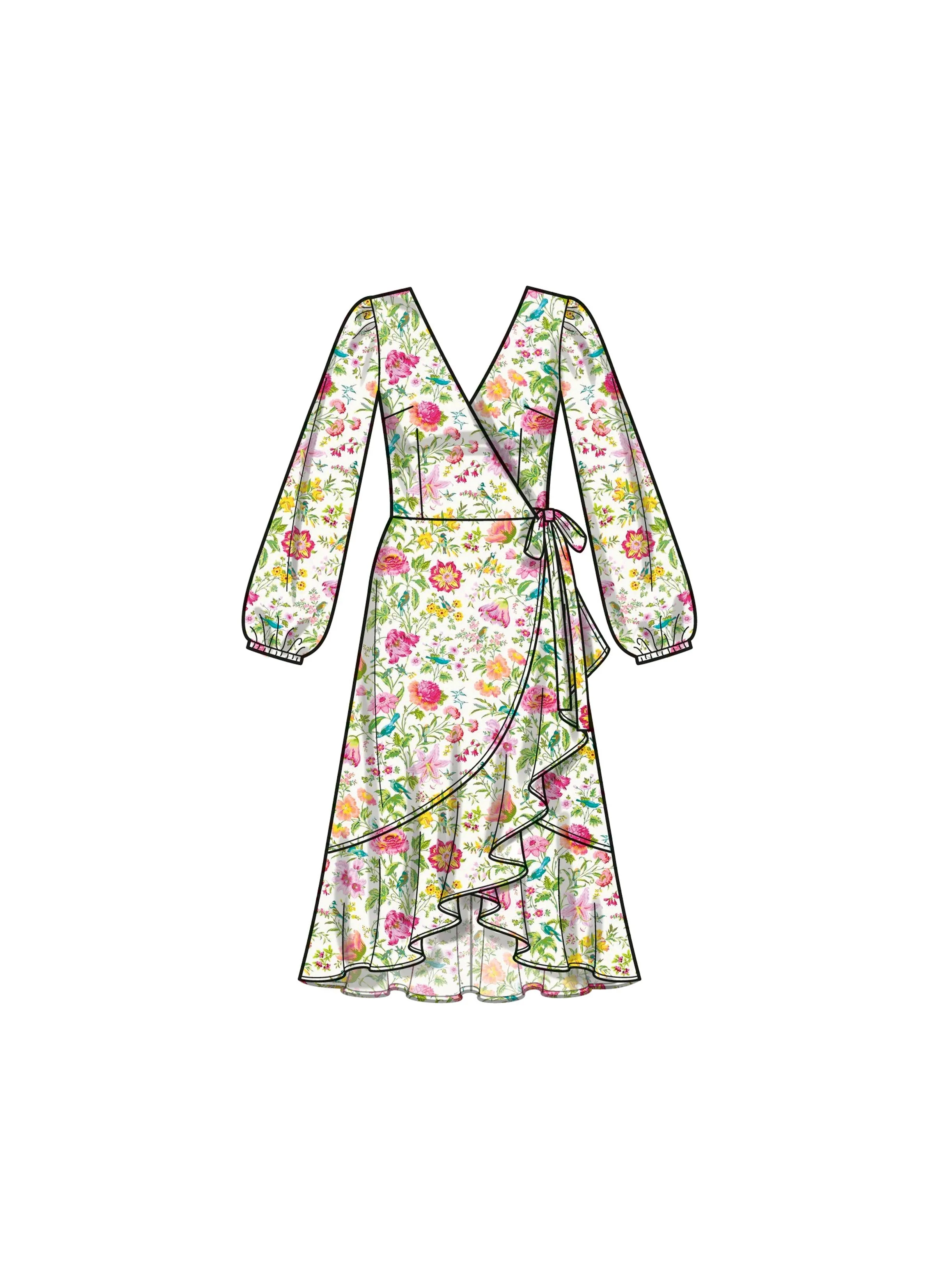 New Look sewing pattern 6750 Wrap Dress