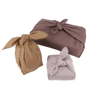 Organic Cotton Gift Wrapping Set - Earth