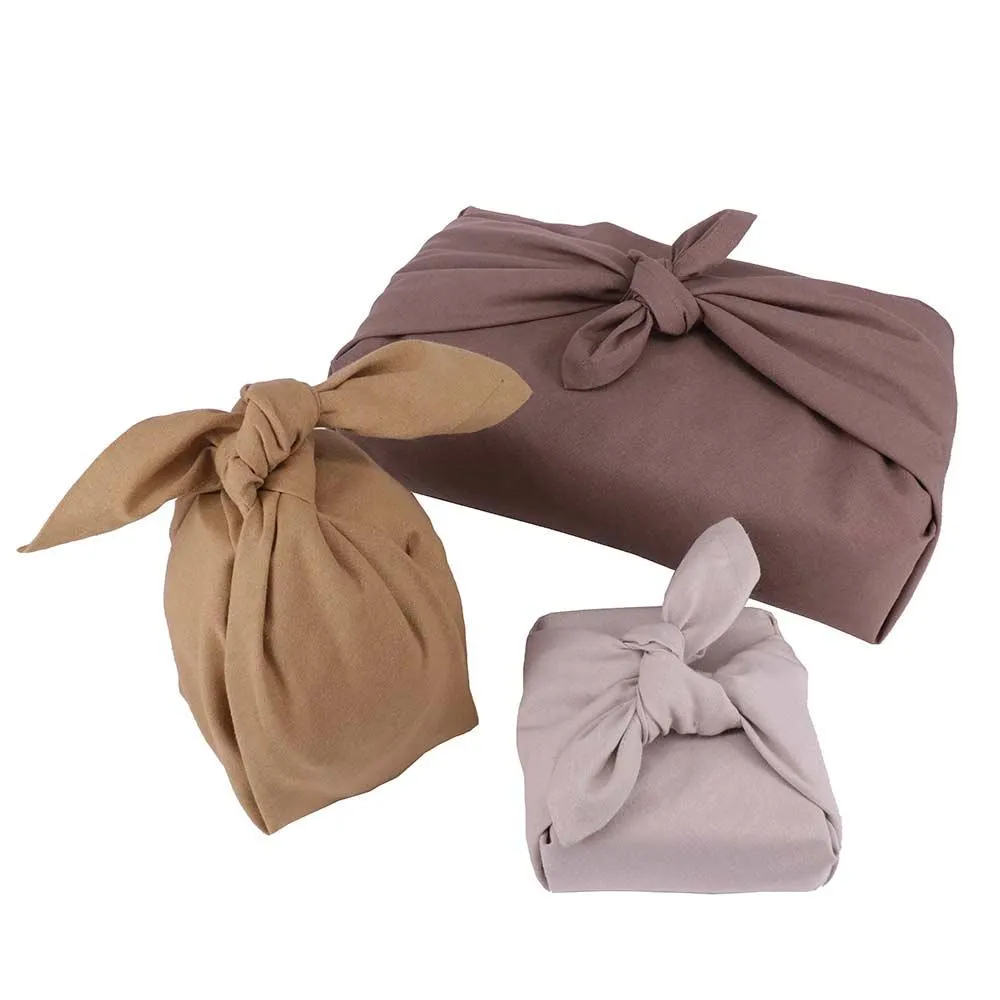 Organic Cotton Gift Wrapping Set - Earth