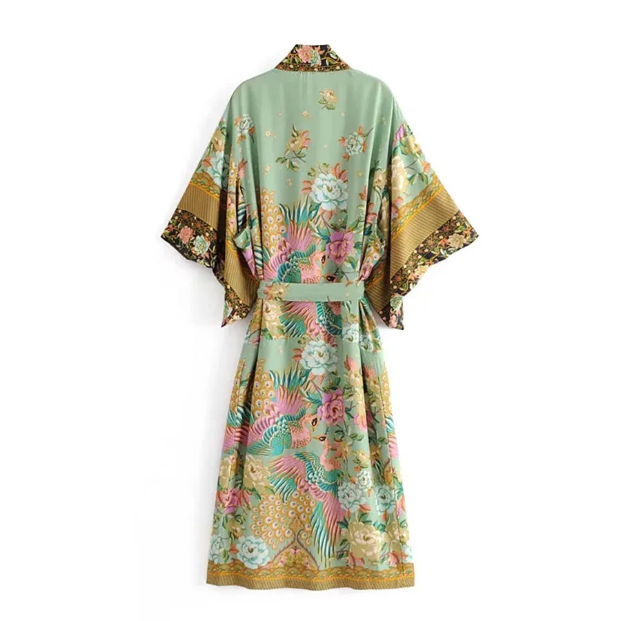 Paisley Wrap Kimono / Dress