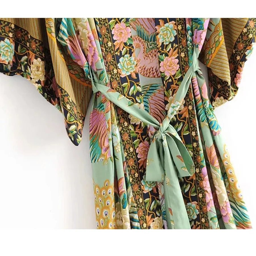 Paisley Wrap Kimono / Dress