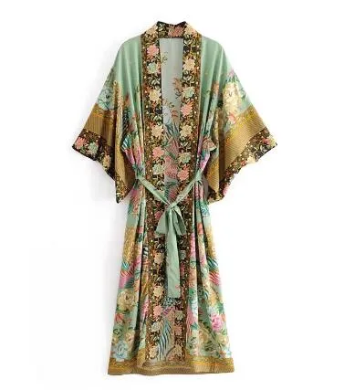 Paisley Wrap Kimono / Dress