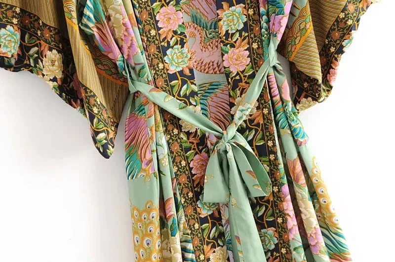 Paisley Wrap Kimono / Dress