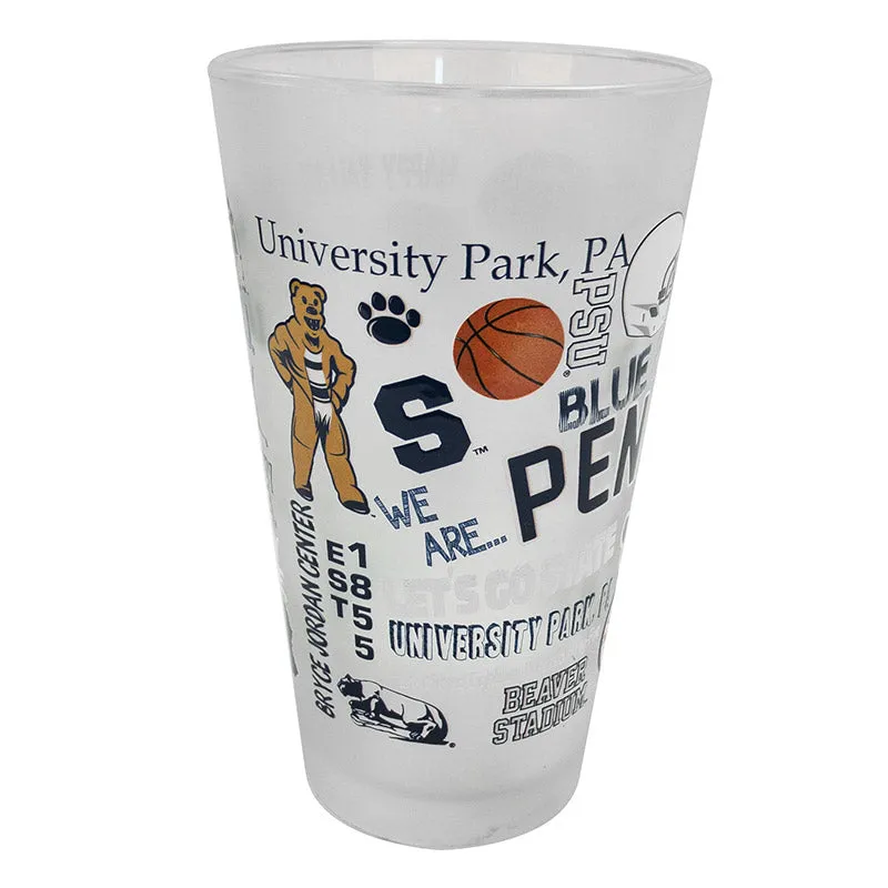 Penn State Color Wrap Pint Glass