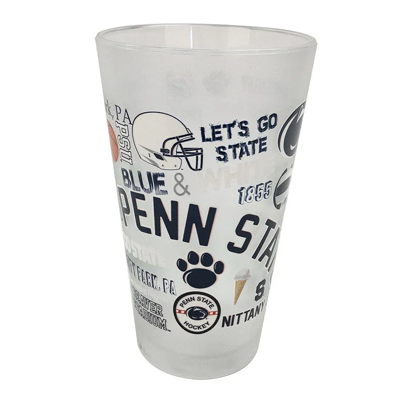 Penn State Color Wrap Pint Glass