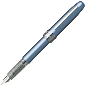 Platinum Plaisir Fountain Pen - Frosty Blue