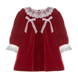 Red Velvet Dress | Patachou (12M, 18M, 2Y)