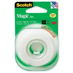 SCOTCH - Magic Tape Refill - 3/4 x 500 Inches