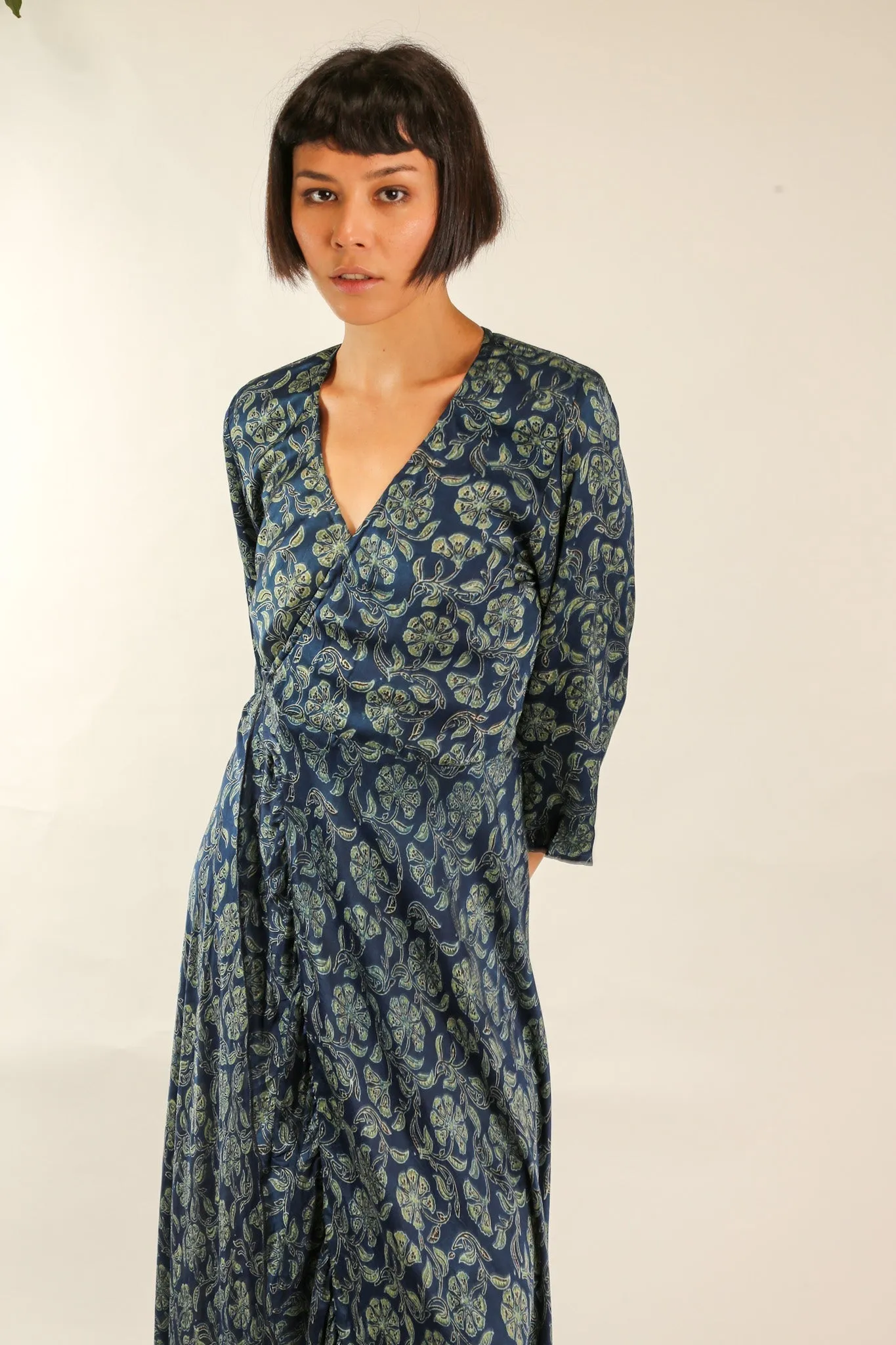 SILK WRAP DRESS WANDA