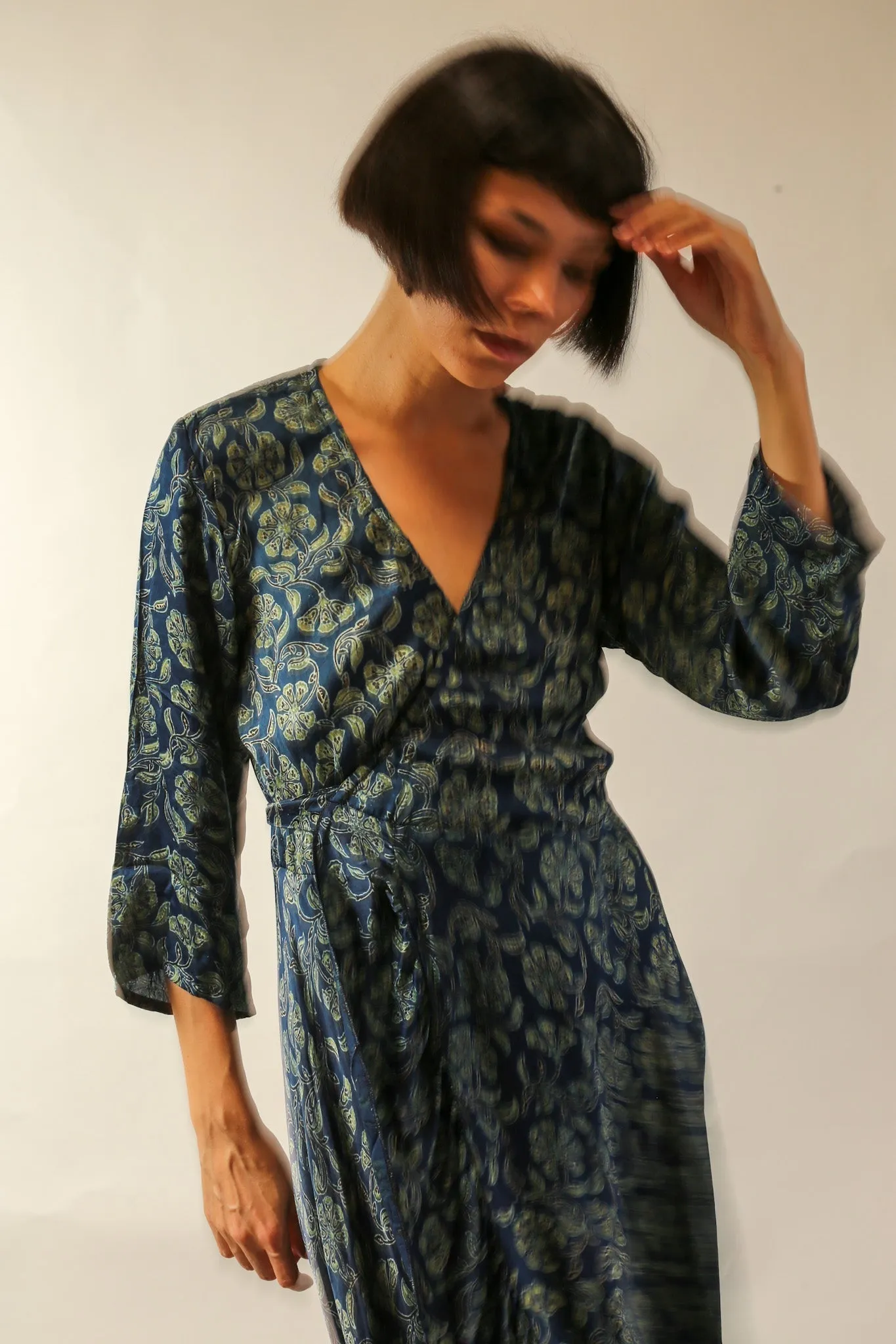 SILK WRAP DRESS WANDA