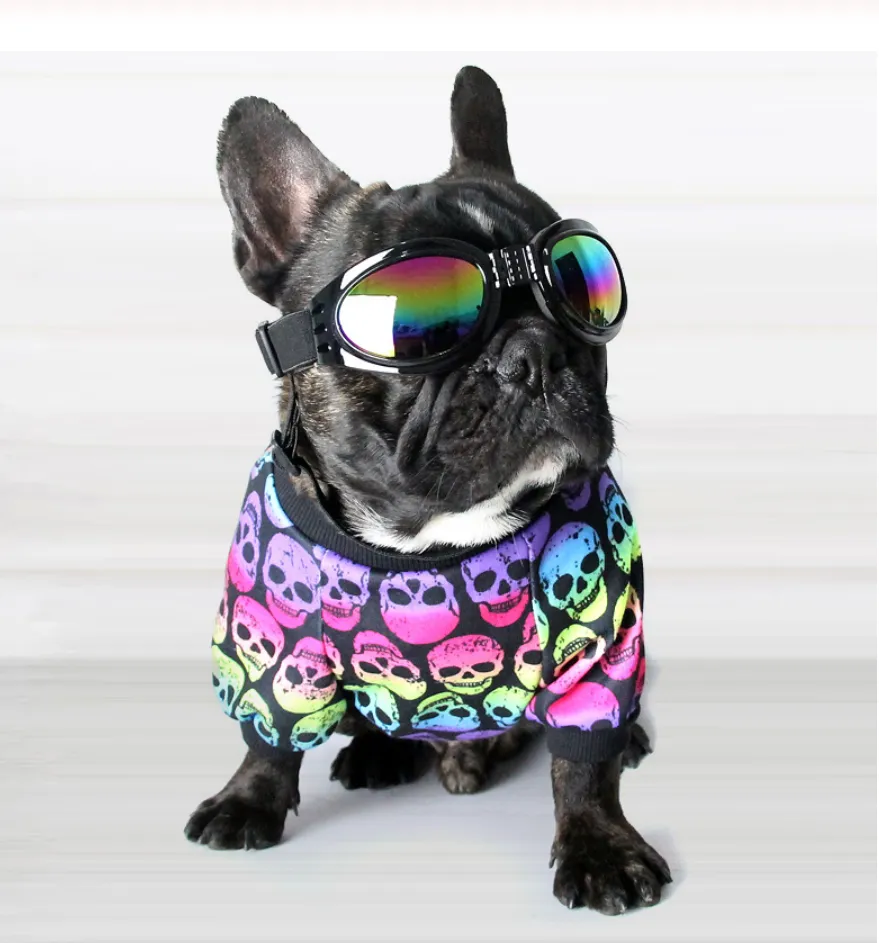 Skull Pattern Shirt for French Bulldog (WS80)