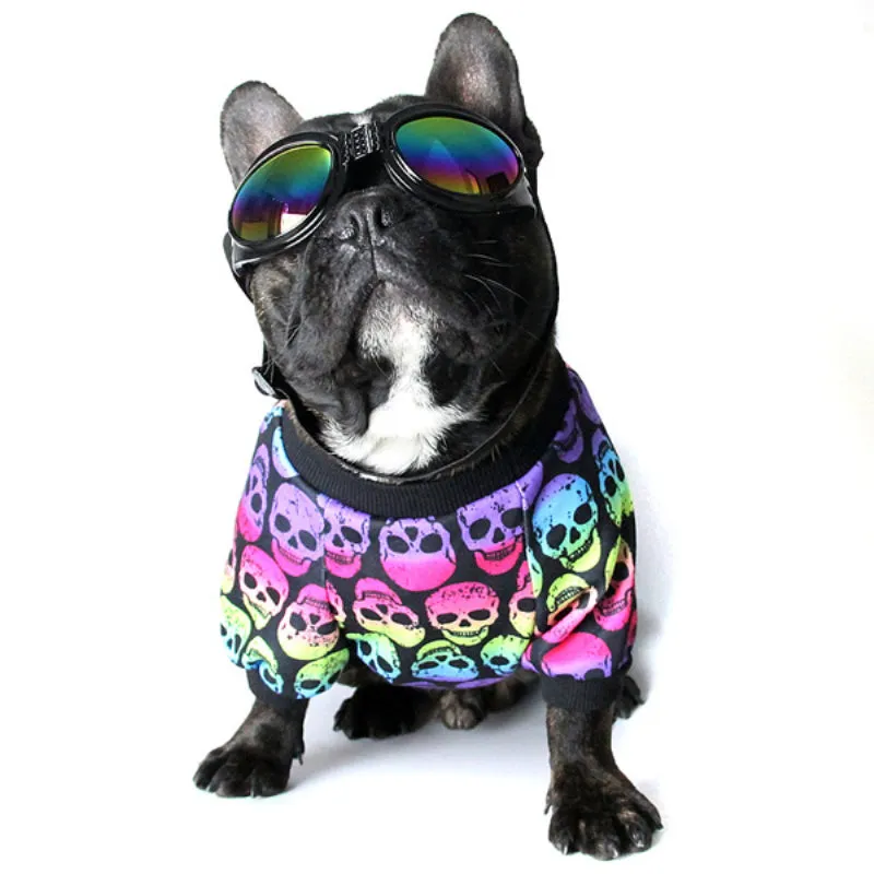 Skull Pattern Shirt for French Bulldog (WS80)