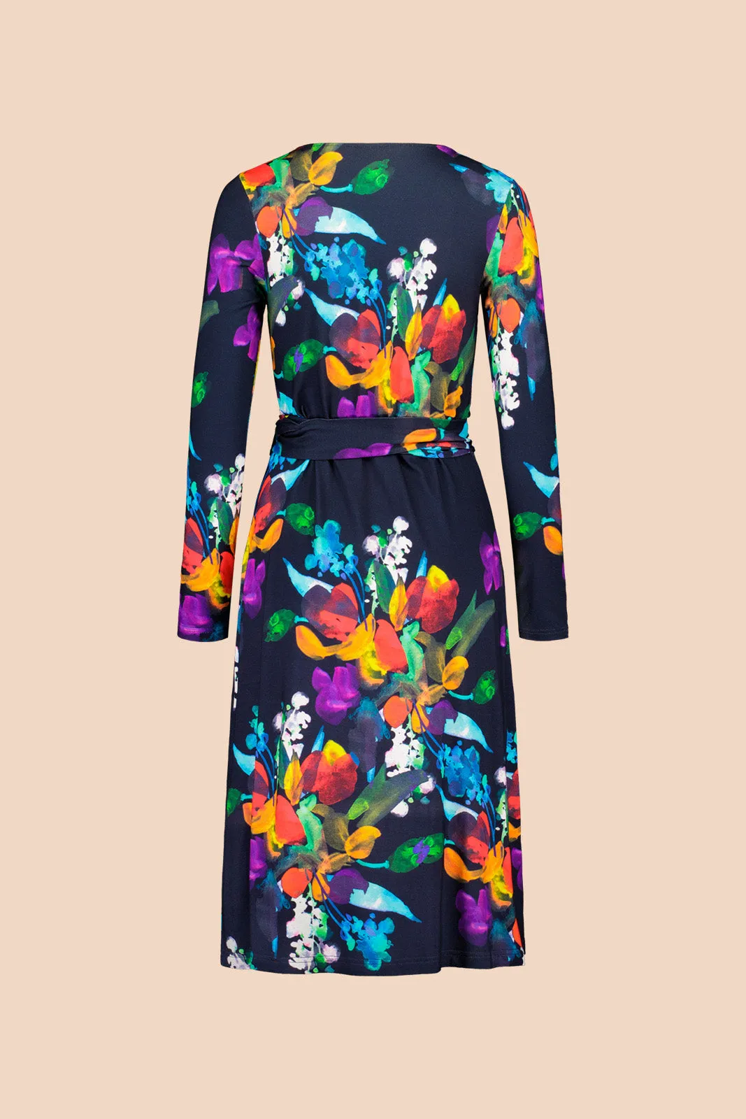 Soft Wrap Dress, Bouquet