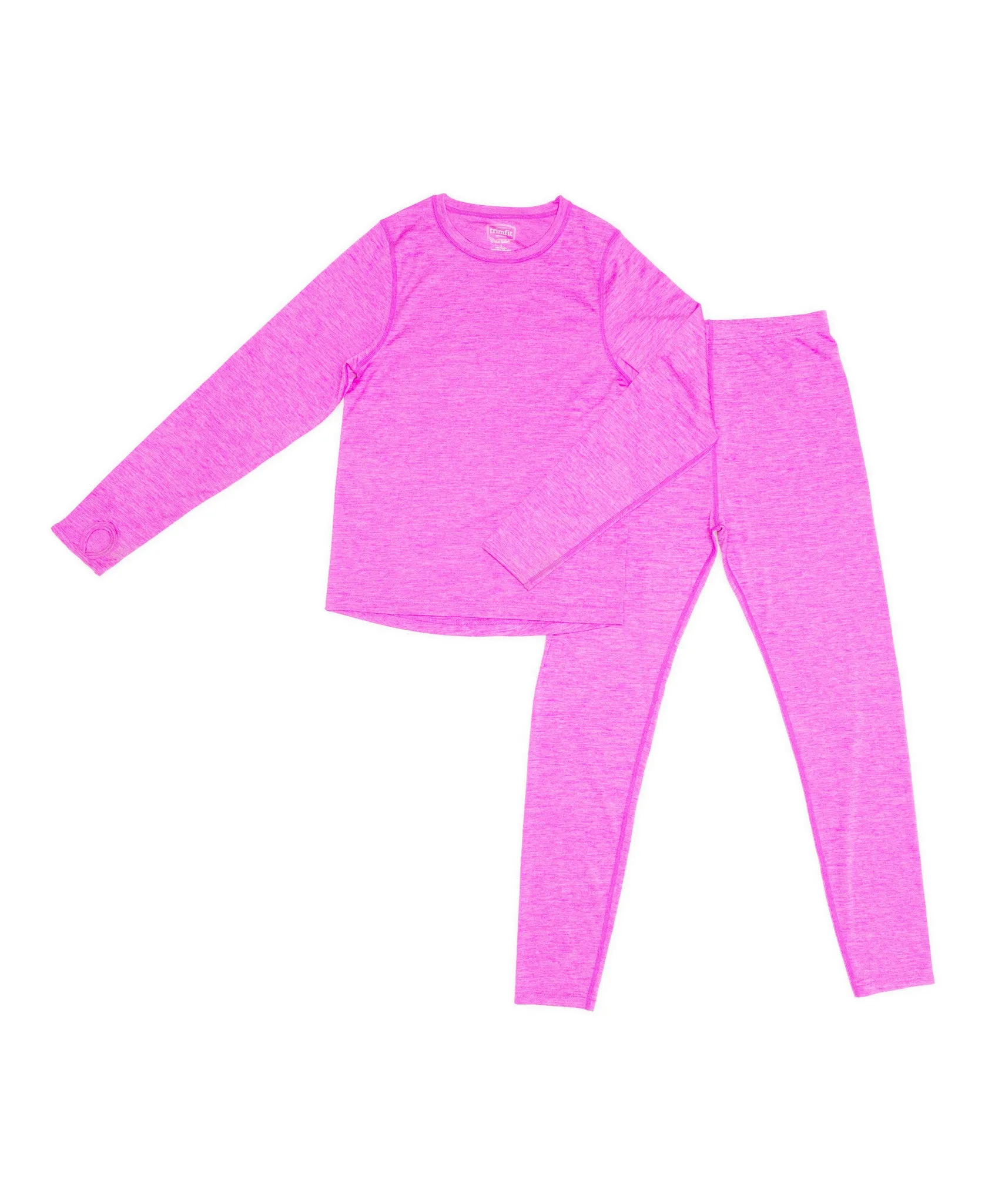 Space Dye Long-Sleeve w/ Thumbholes Thermal Set