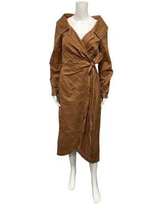 Staud Dress Trench Maxi Length Size: M