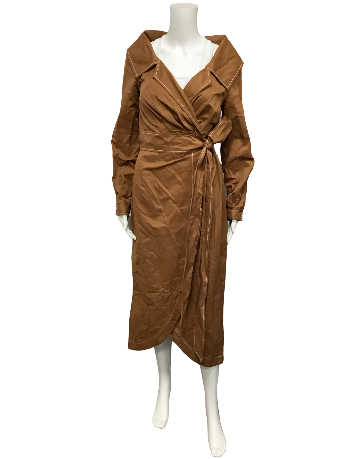 Staud Dress Trench Maxi Length Size: M