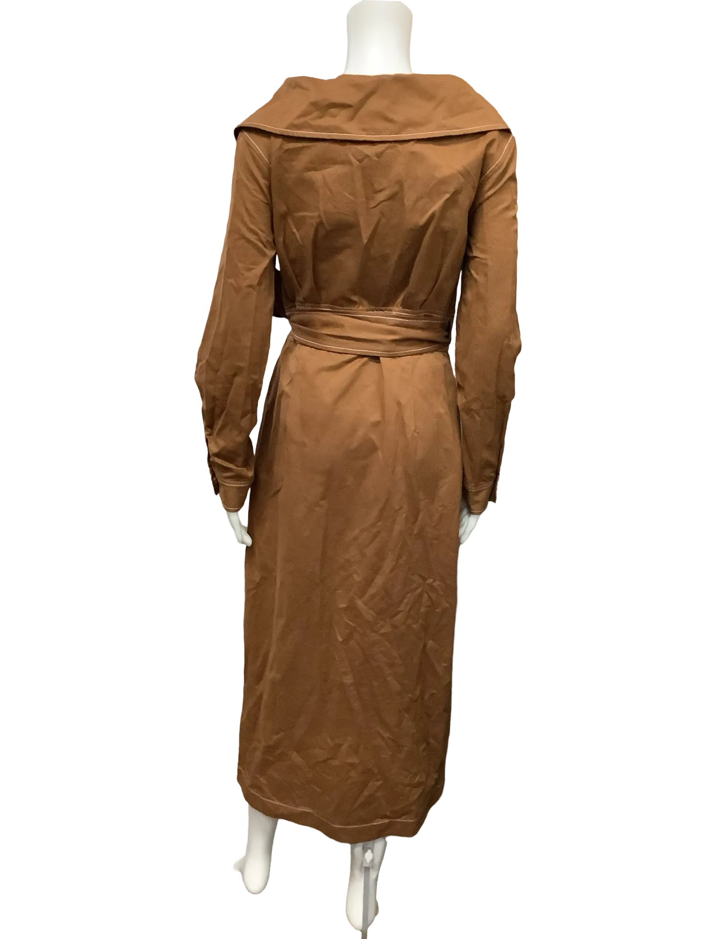 Staud Dress Trench Maxi Length Size: M