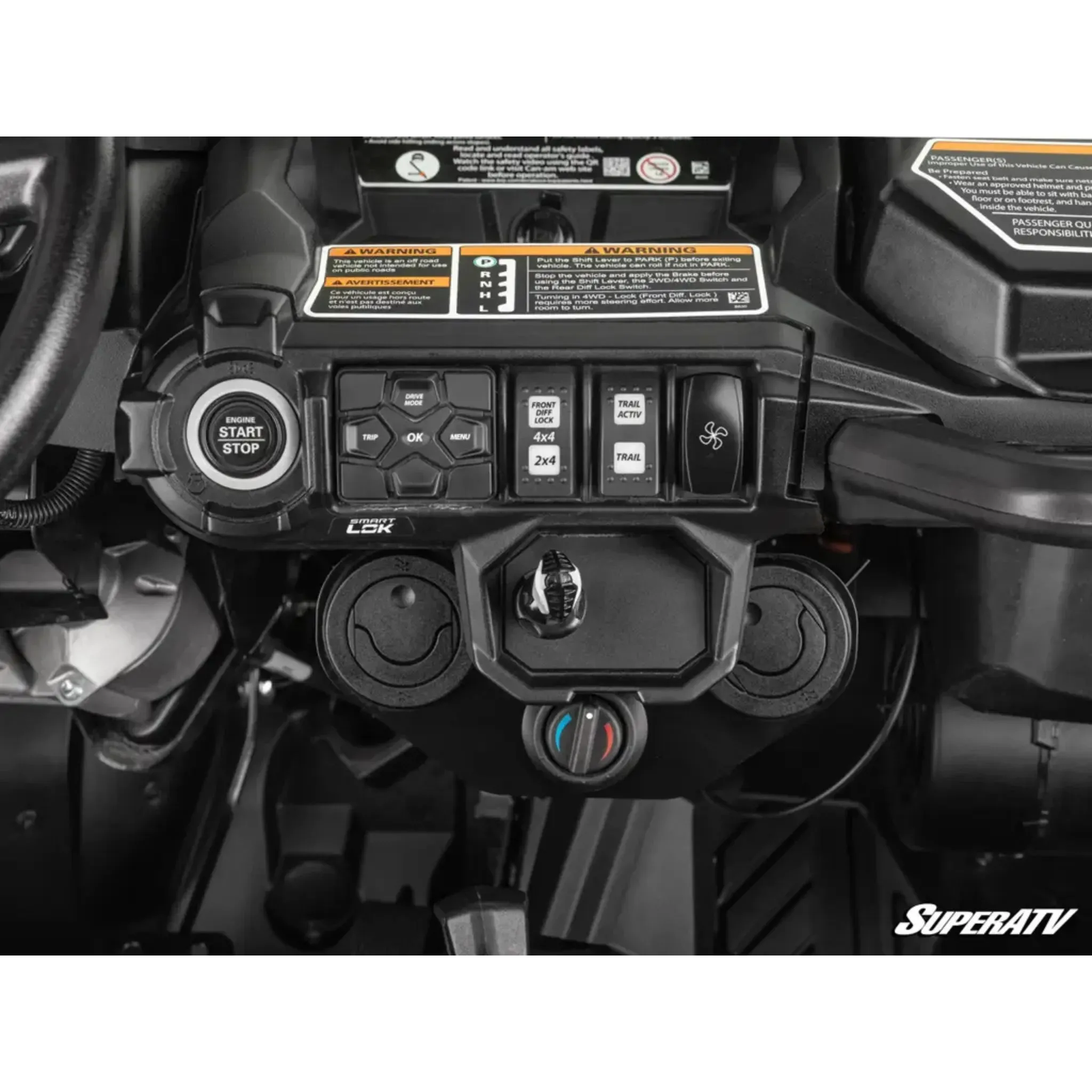 SUPERATV CAN-AM COMMANDER IN-DASH CAB HEATER