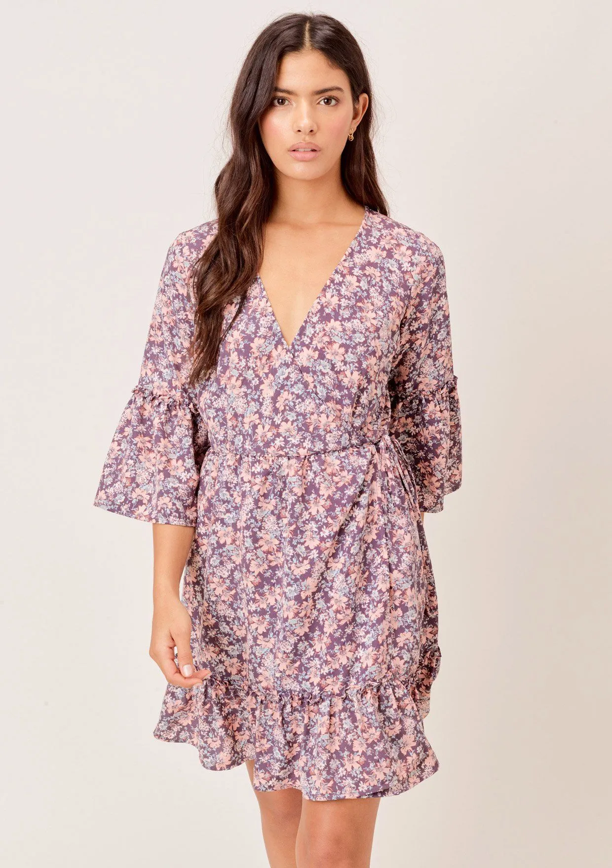 Taya Floral Wrap Dress