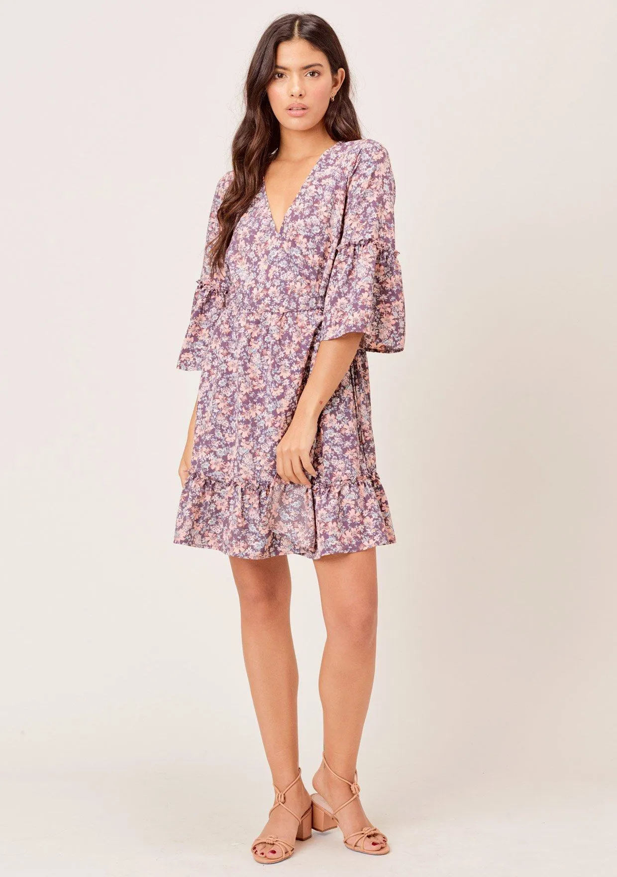 Taya Floral Wrap Dress